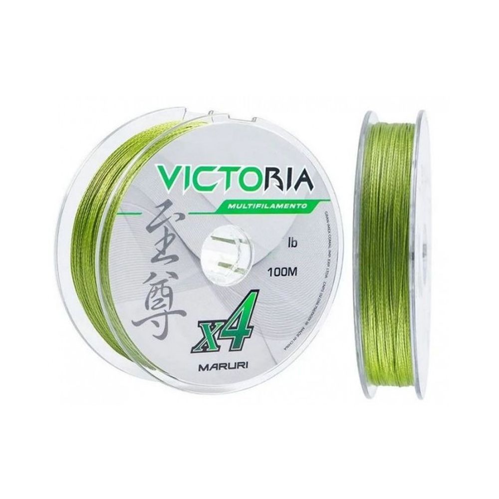 Linha Multifilamento Victoria 4x 100m Verde - Maruri em Oferta na Shopee