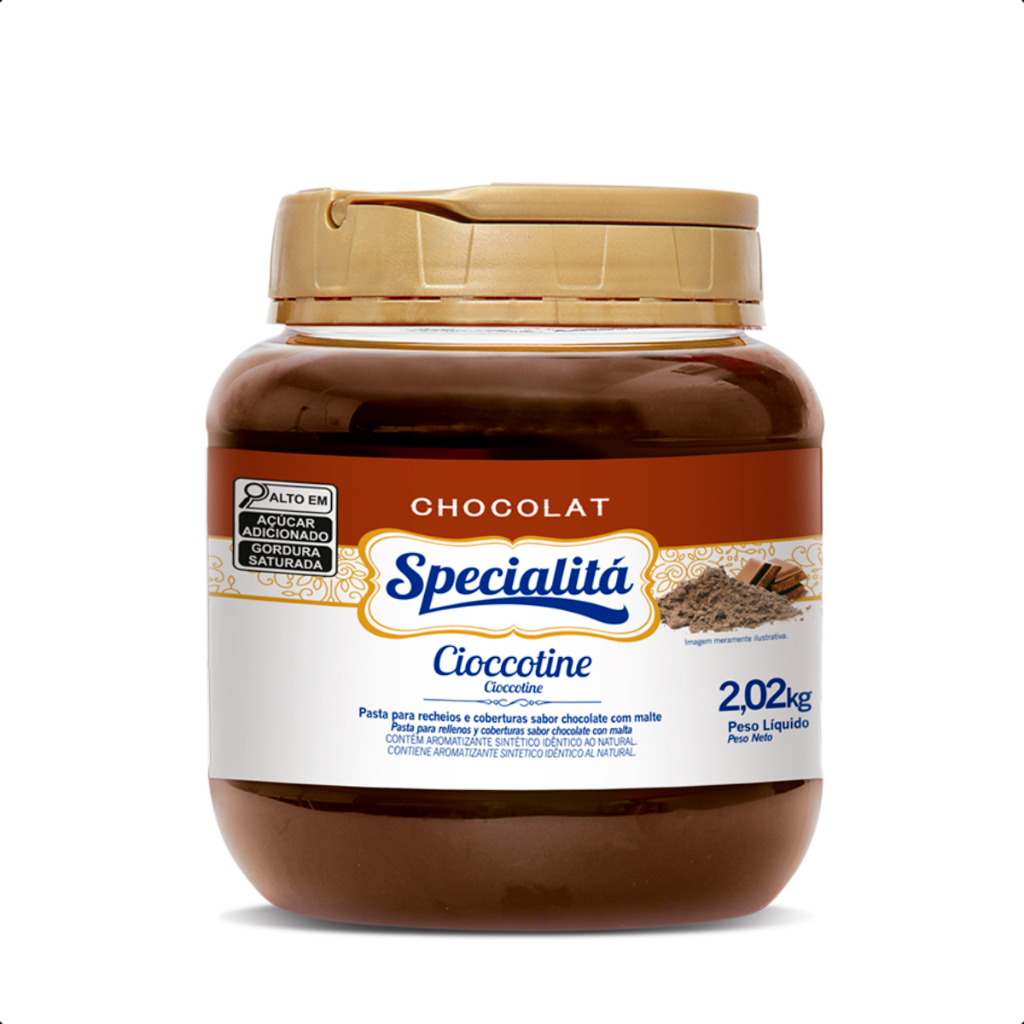 Recheio Specialitá Cioccotine 2kg em Oferta na Shopee