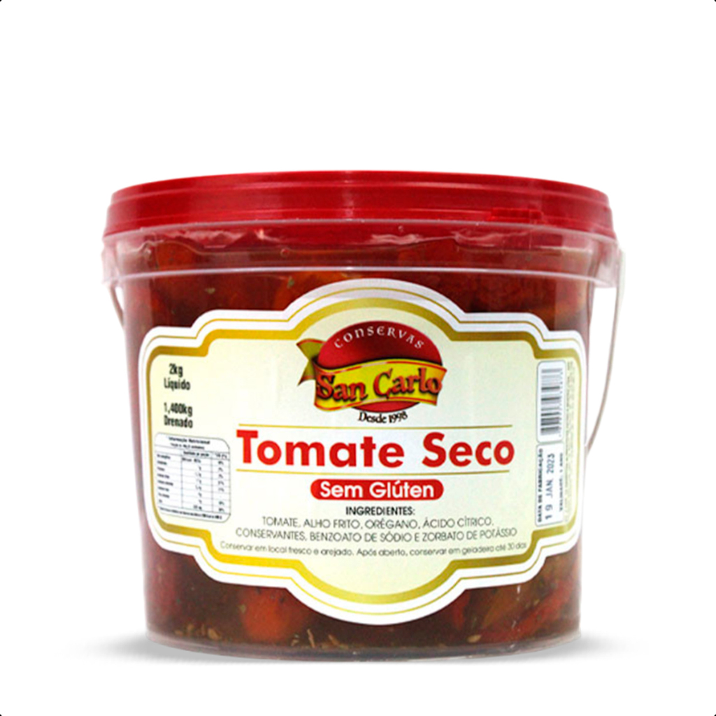 Tomate Seco em Conserva San Carlo 1,4kg em Oferta na Shopee