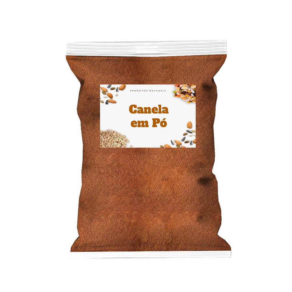 Canela em Pó 500gr- 100% Natural  Alimentos em Oferta na Shopee