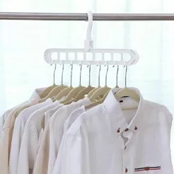 Kit 4 Cabides Mágicos Organizador Retrátil 9 Furos Dobravel