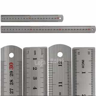 Régua Alumínio - Metal 20cm / 30cm em Oferta na Shopee