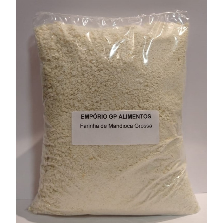 Farinha De Mandioca Grossa 5kg em Oferta na Shopee