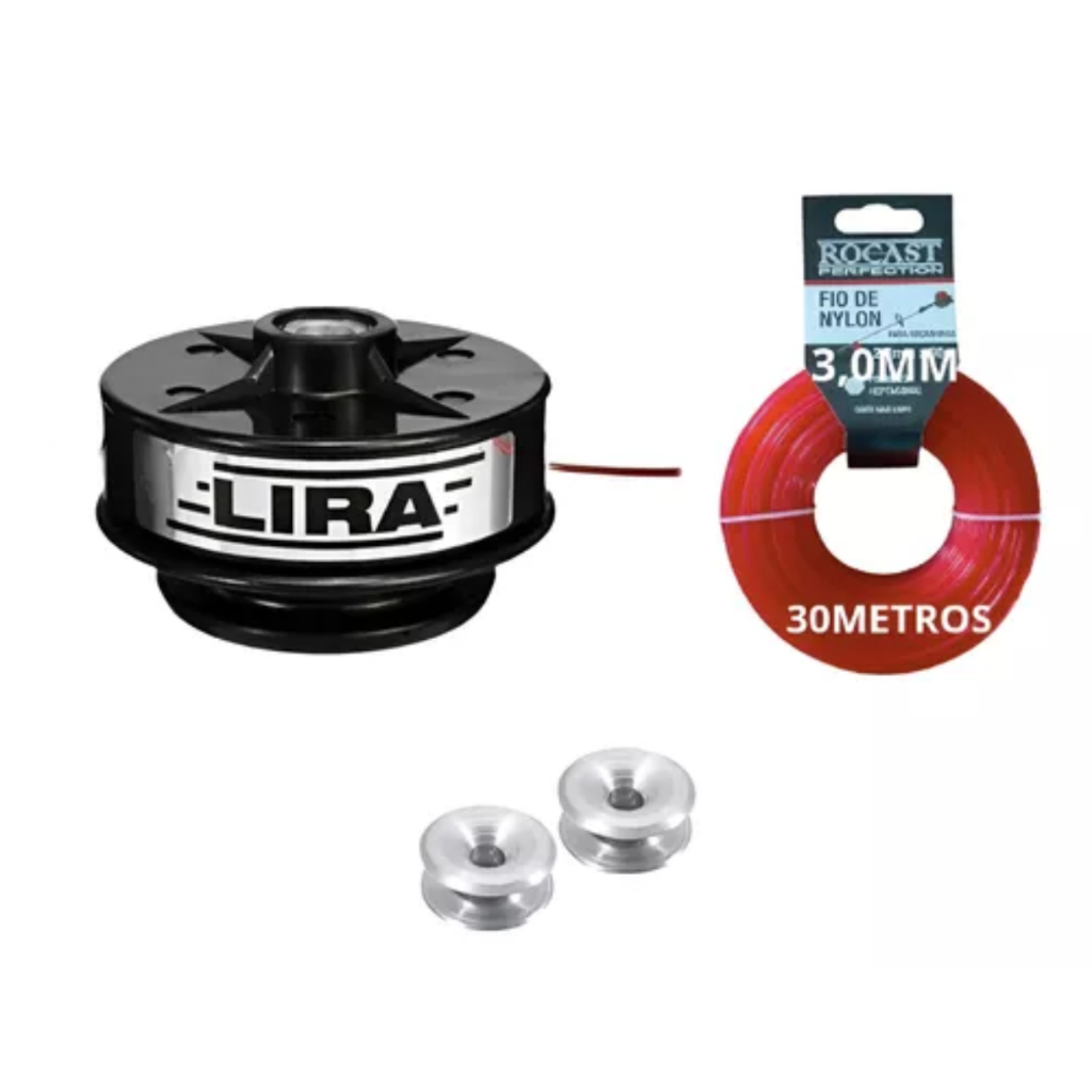 Carretel Nylon Sthil 220-makita Dbc4510+30mts Nylon+2 Ilhós
