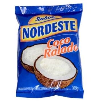 kit  4 Coco Ralado Úmido e Adoçado Sabor Nordeste 100g