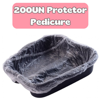 Kit 200UN Protetor plástico bacia pedicure Higipratic Salão de Beleza Estética Higienica em Oferta na Shopee