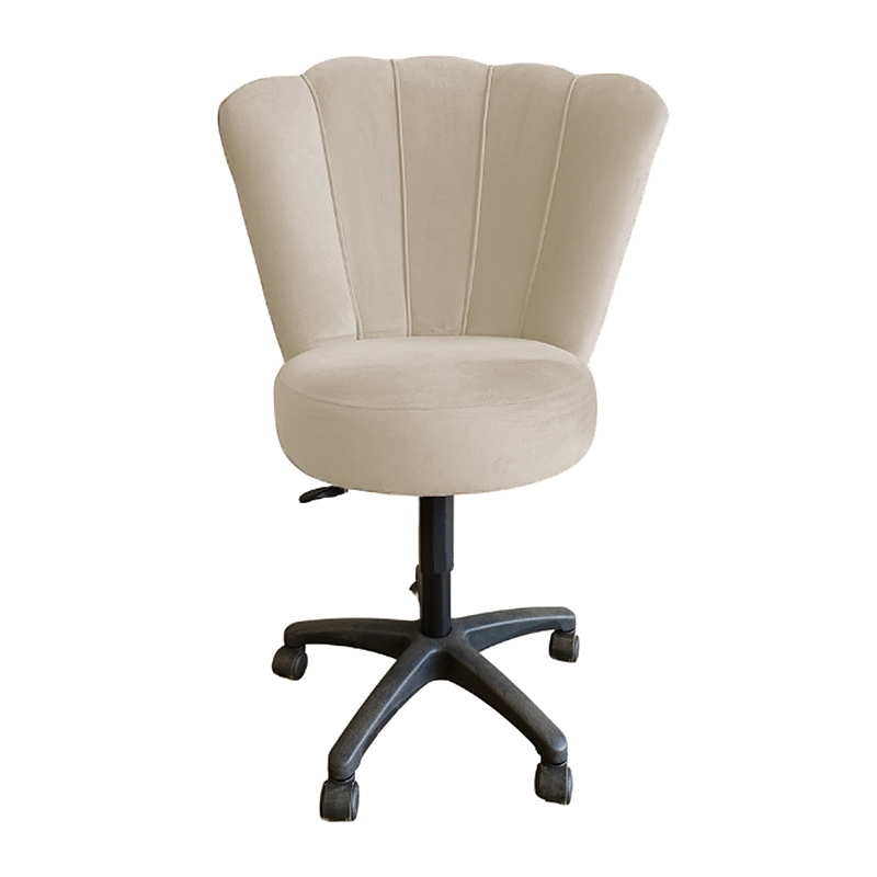 Cadeira Mocho Petala Para Estética Escritório Giratória Rodinhas Escritório Veludo Cores