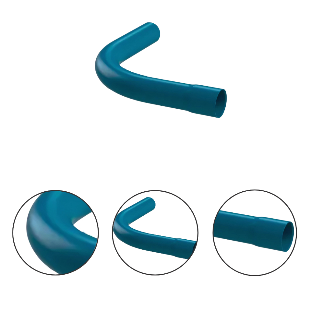 Curva Longa 100mm 90 graus Pvc para Irrigação Conexão Soldavel