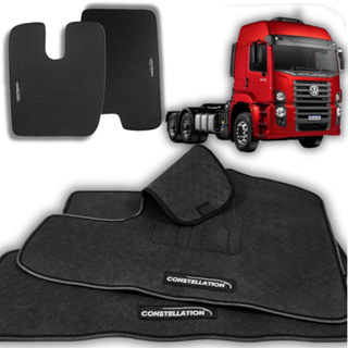 Jogo Tapete Caminhão Constellation Borracha 2 peças Bordado Antiderrapante Impermeável em Oferta na Shopee