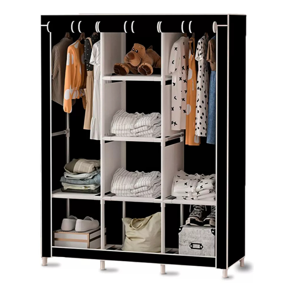 Guarda Roupa Dobrável Organizador De Roupas Armário/Closet Dobrável Roupeiro Grande Fácil e Prático