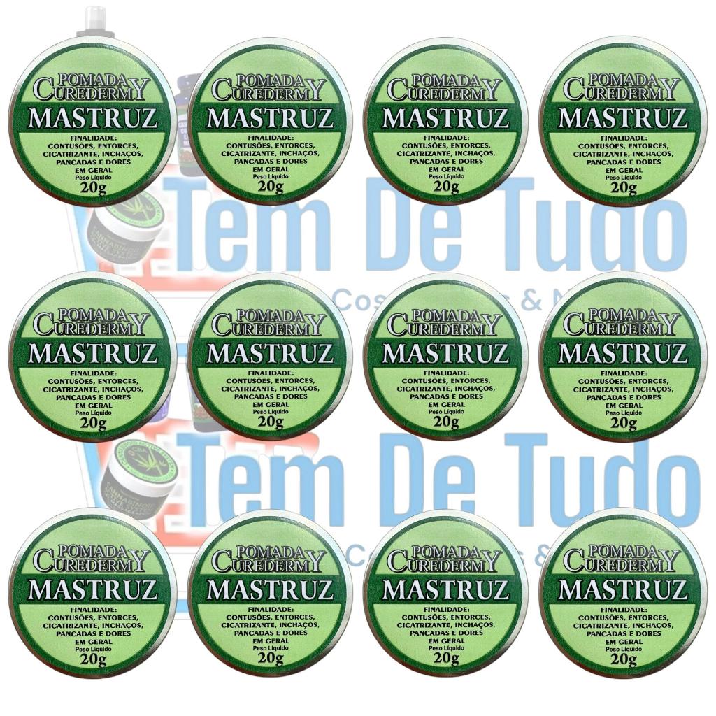 Pomadinhas Latinhas Mastruz - Peso Líquido 20g (cada) em Oferta na Shopee