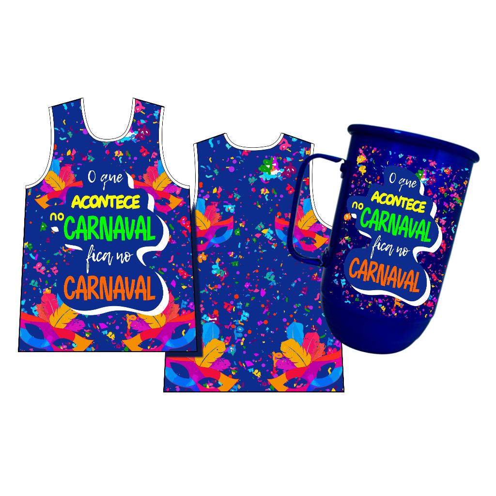 kit CARNAVAL (ABADA+CANECA+TIRANTE DE BRINDE)