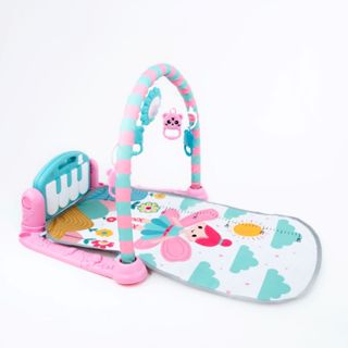 Tapete Infantil Atividades Bebê c/ Piano Musical, Móbile, Brinquedos Sensorial, Arco Educativo em Oferta na Shopee