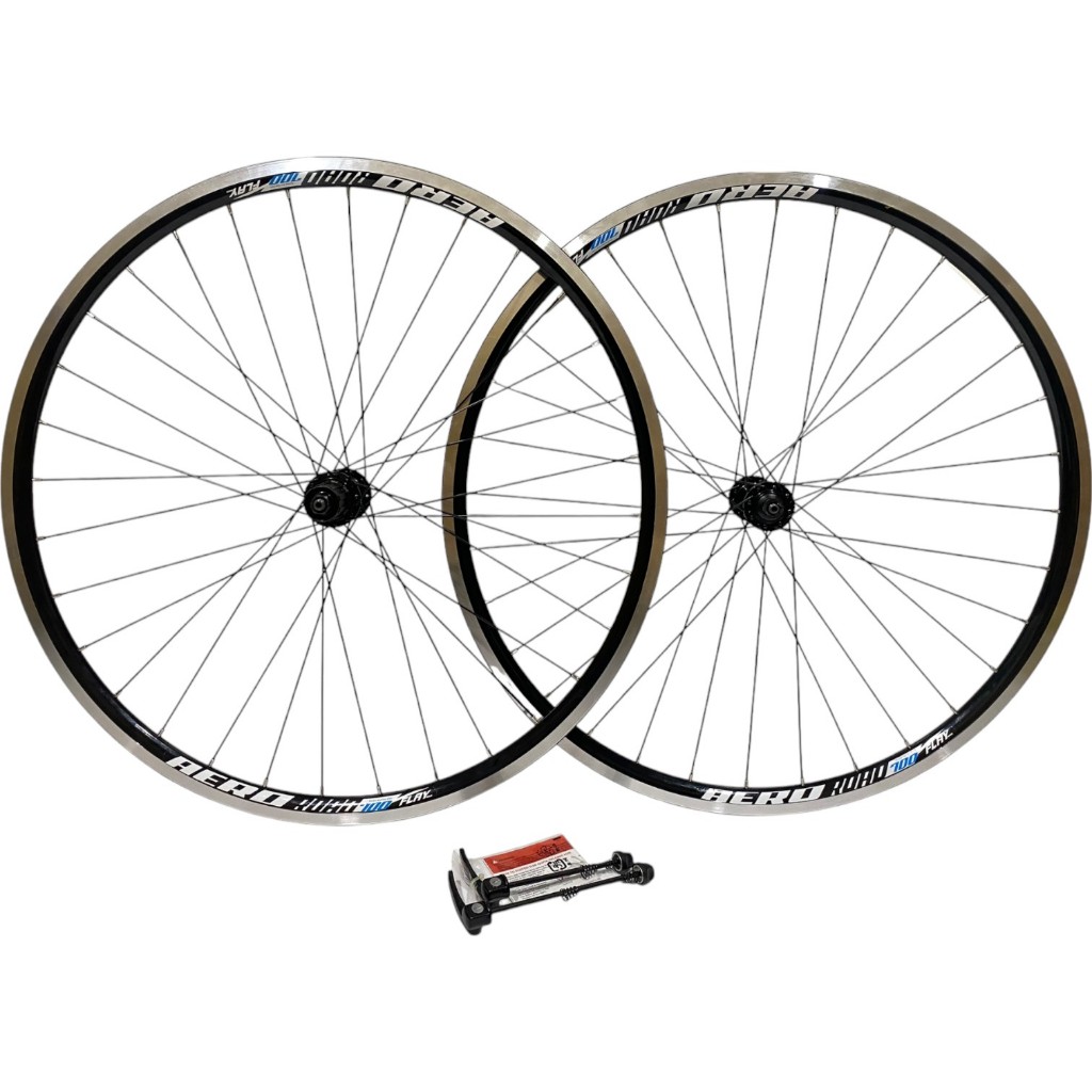 Par De Rodas Speed Aro 700 Flay Aero Cubo Shimano Rs300 32f