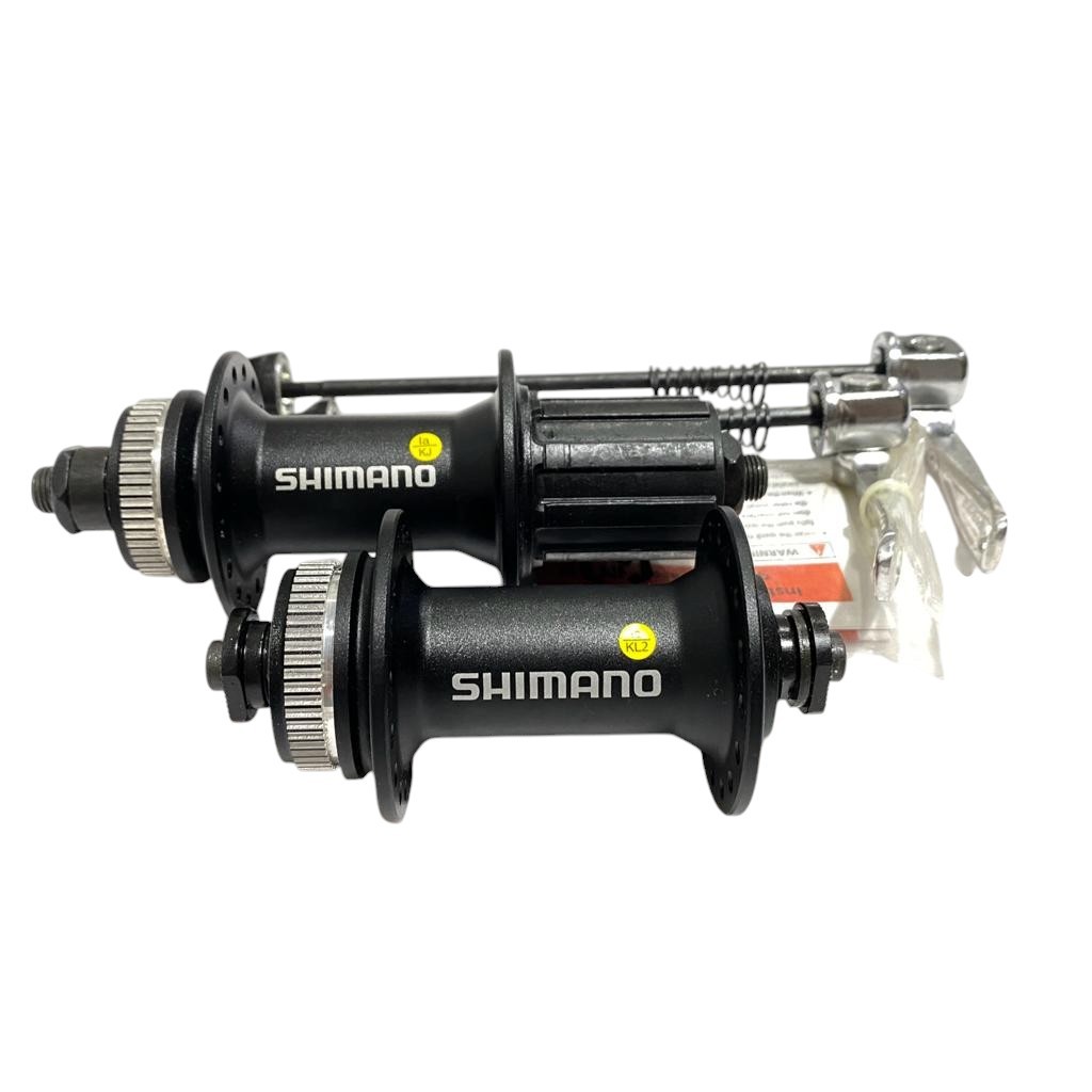 Par de Cubo Shimano Alivio M435 32 furos Center Lock 8/9/10/11v HG