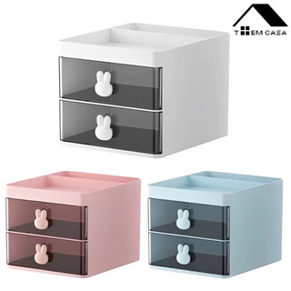 Organizador Mesa Coelho Porta Treco Caneta Gaveta/Maquiagem Escritório Multiuso