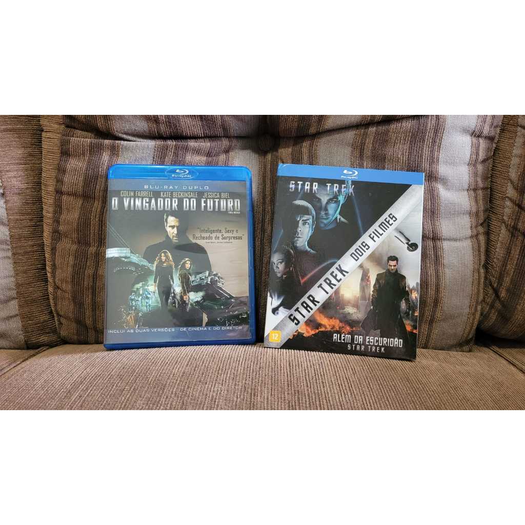 KIT Blurays O Vingador do Futuro + Star Trek Dois Filmes