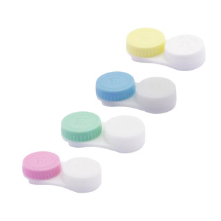 Estojo Porta Lentes de Contato Cores Pasteis em Oferta na Shopee