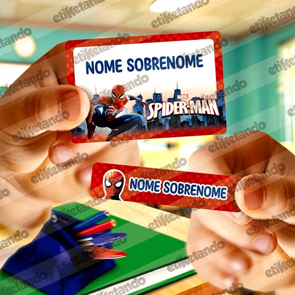 Etiqueta Adesiva Escolar Modelos Super Heróis Lápis Cadernos Canetinhas Livros Material em Geral em Oferta na Shopee