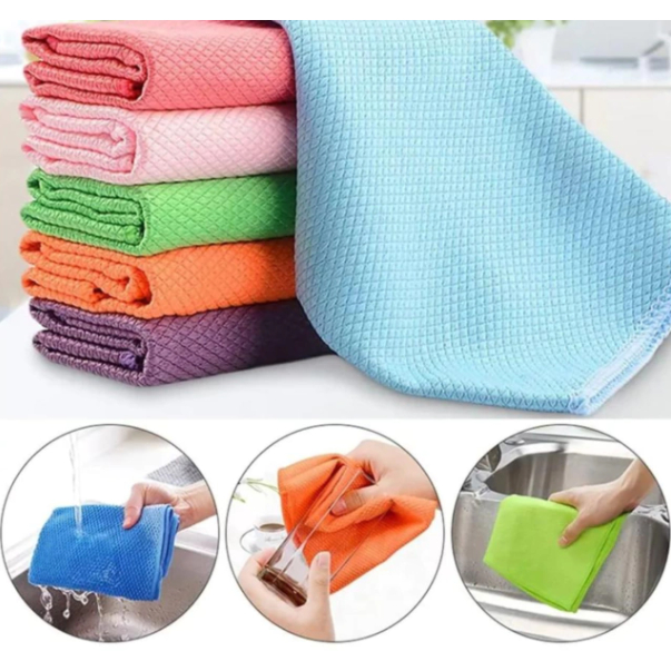 Toalha Mágica Escama De Peixe 30x40cm Cor sortidas 1 Unidade em Oferta na Shopee