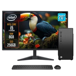 Computador Completo 2Eletro Speed Intel Core i5, 8GB RAM, SSD 256GB, Bivolt, M20" - CD2E-0110SP