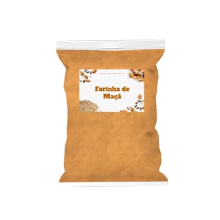 Farinha de Maça - Fibra  de Maça 100% Puro Produto Natural  Alimentos em Oferta na Shopee