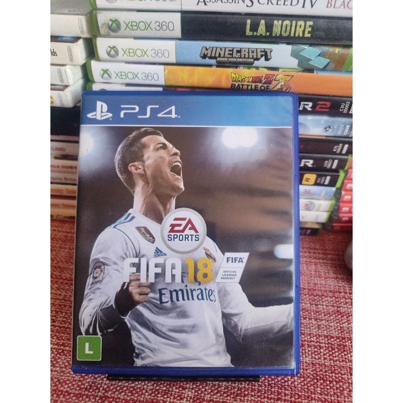 FIFA 18 Usado Mídia física Original PS4 PS5 funcionando perfeitamente sem detalhes