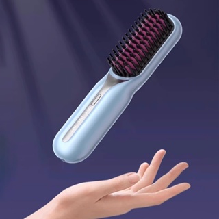 Sem Fio Escova Alisadora Bivolt 5 em 1 - Alisa, Hidrata, Modela, Alinha e Anti-Frizz em Oferta na Shopee