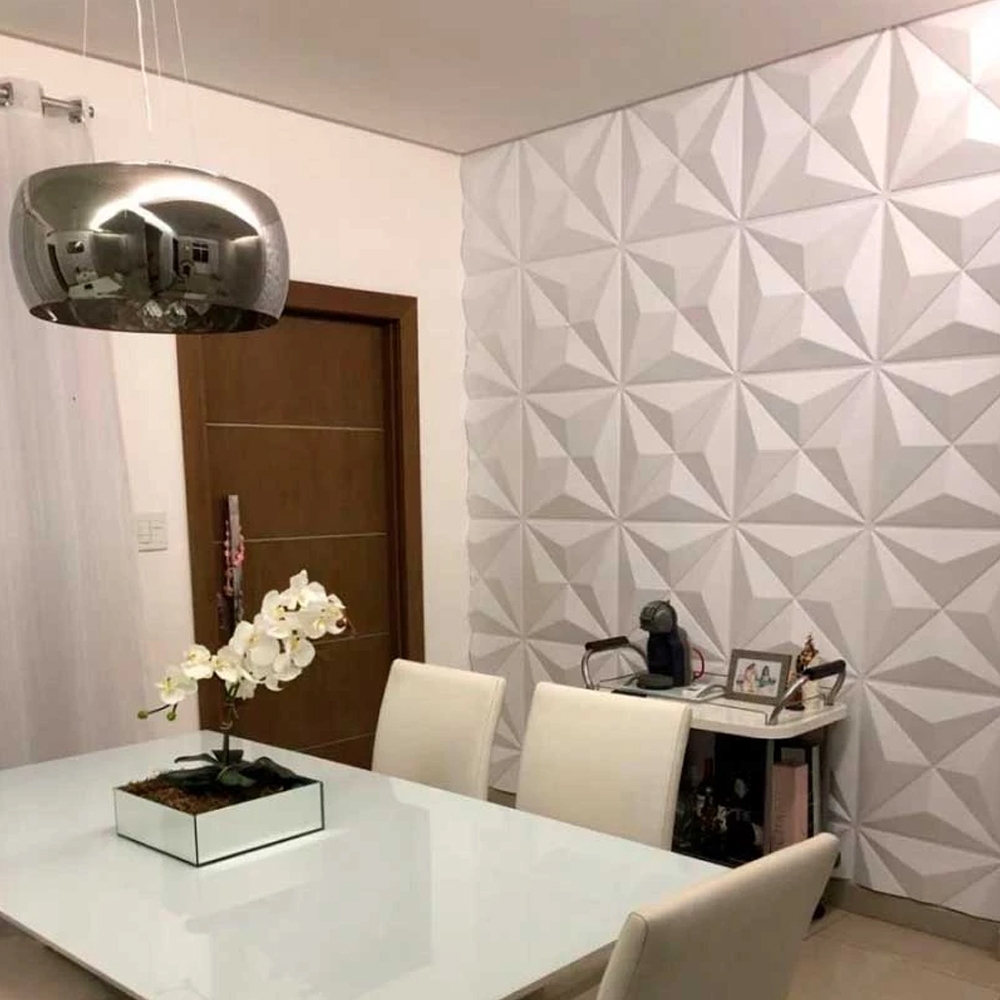 Kit 50 Placas PVC 3d Revestimento De Parede Decorativa 25x25 cm · foto 2