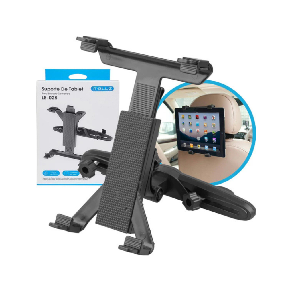 Suporte Veicular LE-025 Para Encosto De Cabeça Para Tablet Até 11Polegadas