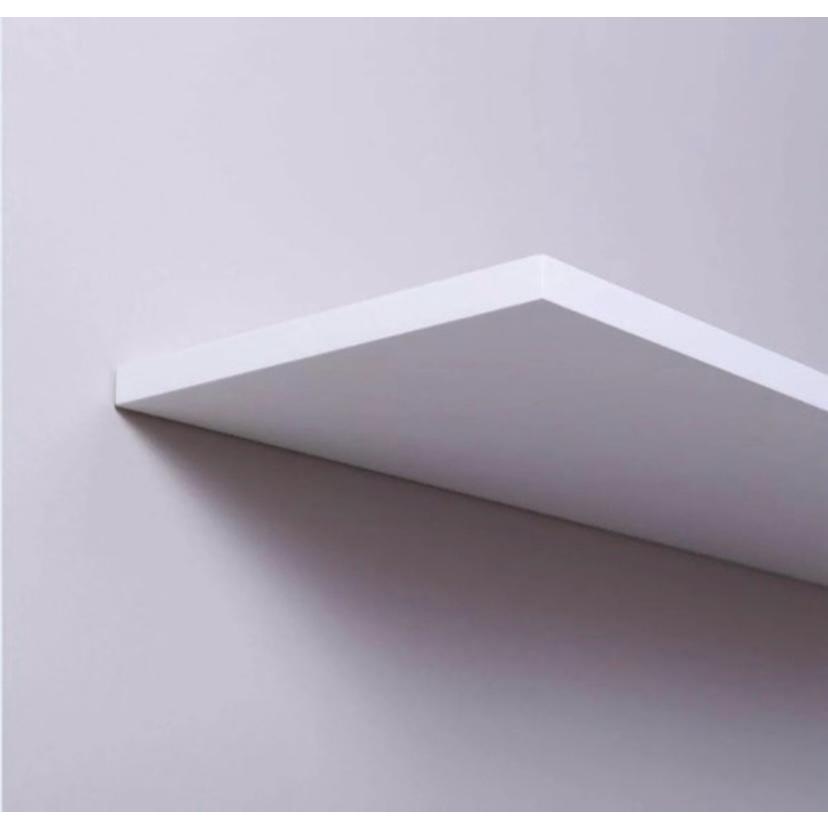 Prateleira 110x20 MDF 15mm Branco Com Suportes