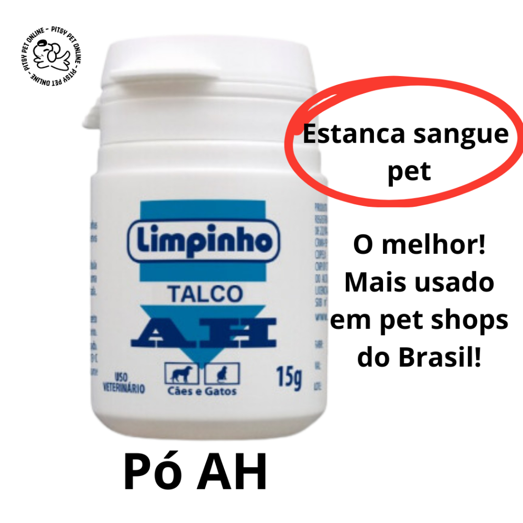 Estanca Sangue Pó /talco Limpinho 15g em Oferta na Shopee