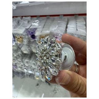Suporte De Celular De Silicone Dobrável Diamante Pop Sockets ALTA QUALIDADE E RESISTENTE