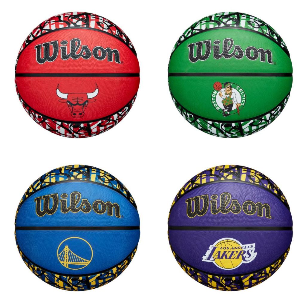 Bola de Basquete Team Graffiti Times 7 Outdoor Official Esporte Wilson em Oferta na Shopee