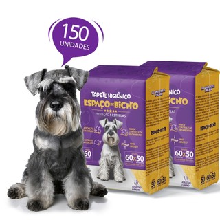 Tapete Higiênico Espaço De Bicho Para Cães 50x60cm 150 Unidades - Envio Imediato em Oferta na Shopee
