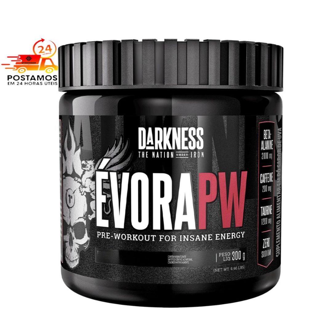 Pré Treino Évora Pw 300g - Integralmedica linha Darkness