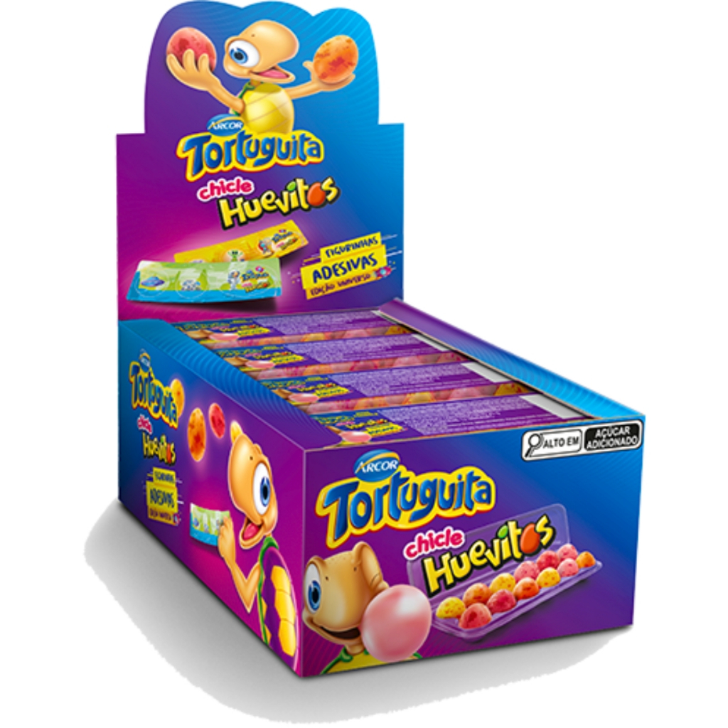 Chiclete Tortuguita Huevitos C/12 Unidades Arcor