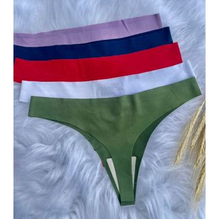 Kit 10 Calcinhas Fio Dental Sem Costura Com Corte a Laser Não Marca em Oferta na Shopee