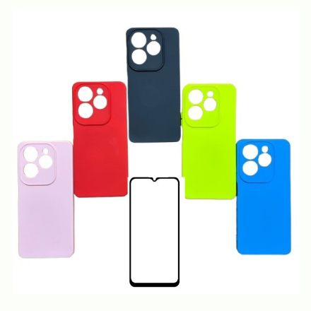 Capinha Compativel Infininx Smart 8 X6525 / Smart 8 Pro + Pelicula 3d