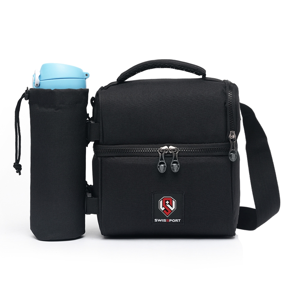 Bolsa térmica transversal da Swissport Reforçada Espaçosa Bolsa Fitness em Oferta na Shopee