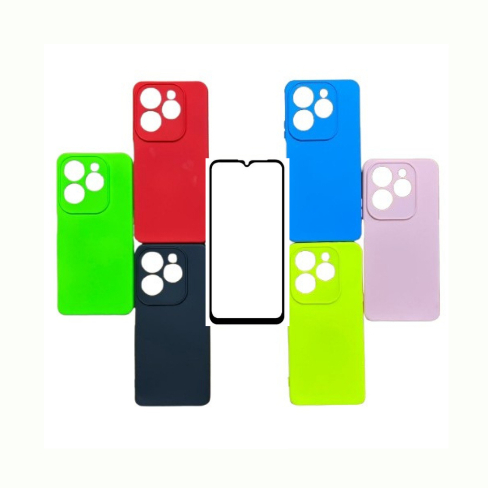 Capinha Compativel Infinix Smart 8 X6525 / Smart 8 Pro + Pelicula 3d Protetora