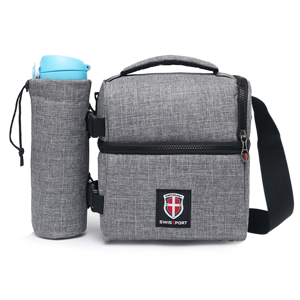 Bolsa Térmica Cinza Sioux Swissport Marmita Fitness 6,5l em Oferta na Shopee
