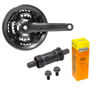 Kit Pedivela Pedivela Pedal Gts Tipo Shimano Reduzido 42/34/24 + Jogo Movimento Central 34.7mm Rolamentado 122.5mm em Oferta na Shopee