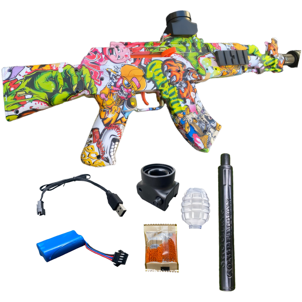 Arminha de Gel Metralhadora Automática Elétrica Infantil AK47