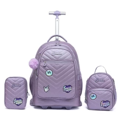 Kit Mochila Escolar Junivel Moderna Resistente