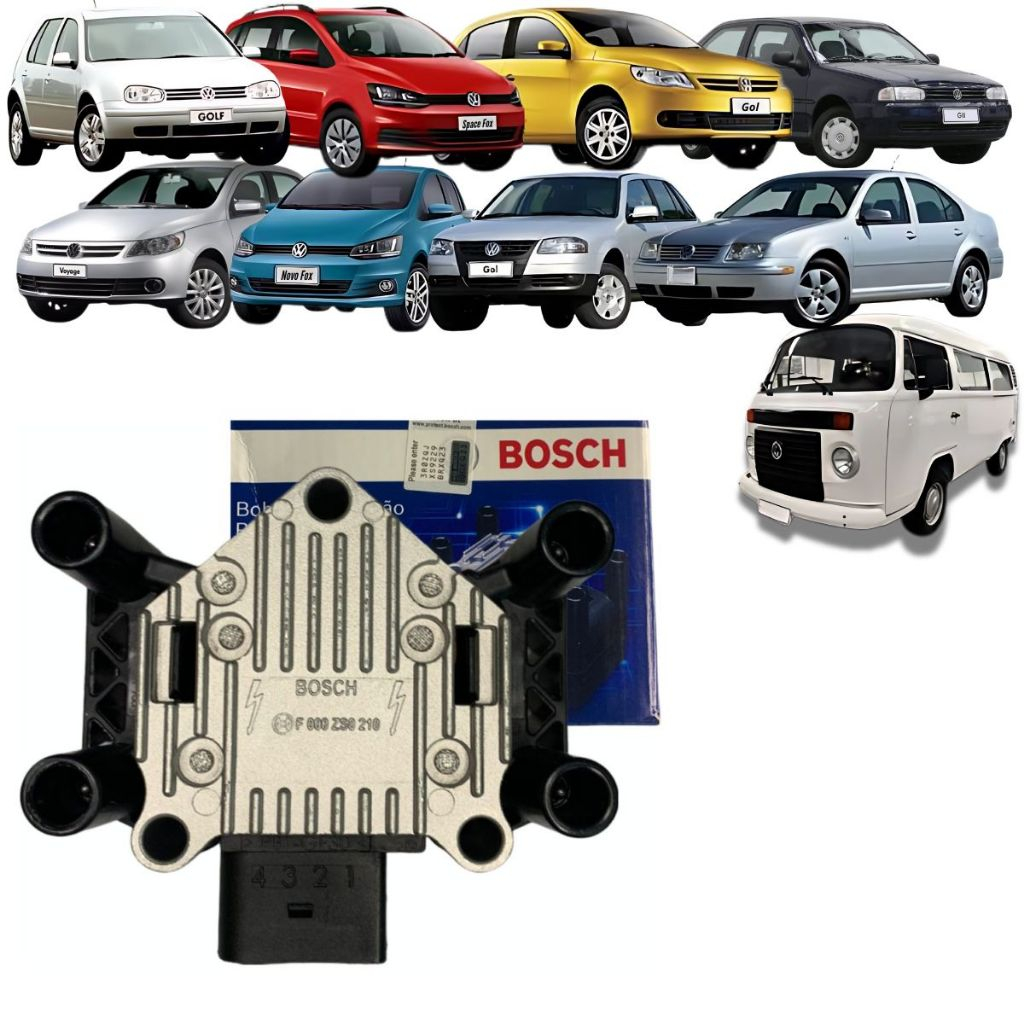 Bobina Saveiro / Fox / Cross / Polo / Kombi / Gol G4 G5 - Original Bosch em Oferta na Shopee