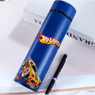 Garrafa HotWheels Térmica com termômetro digital - 500Ml em Oferta na Shopee