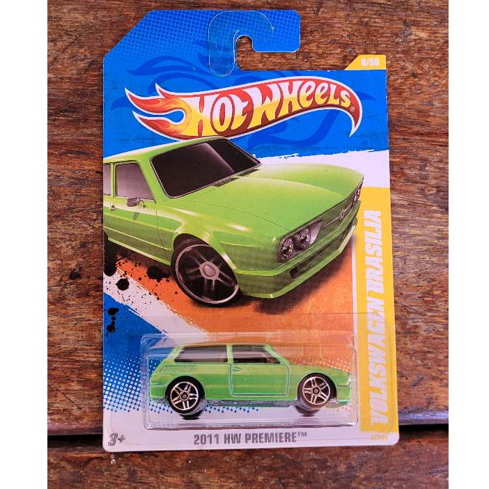 Hot Wheels - Volkswagen Brasilia Verde - HW Premiere 2011 (Lacrado) - Mainline 1:64