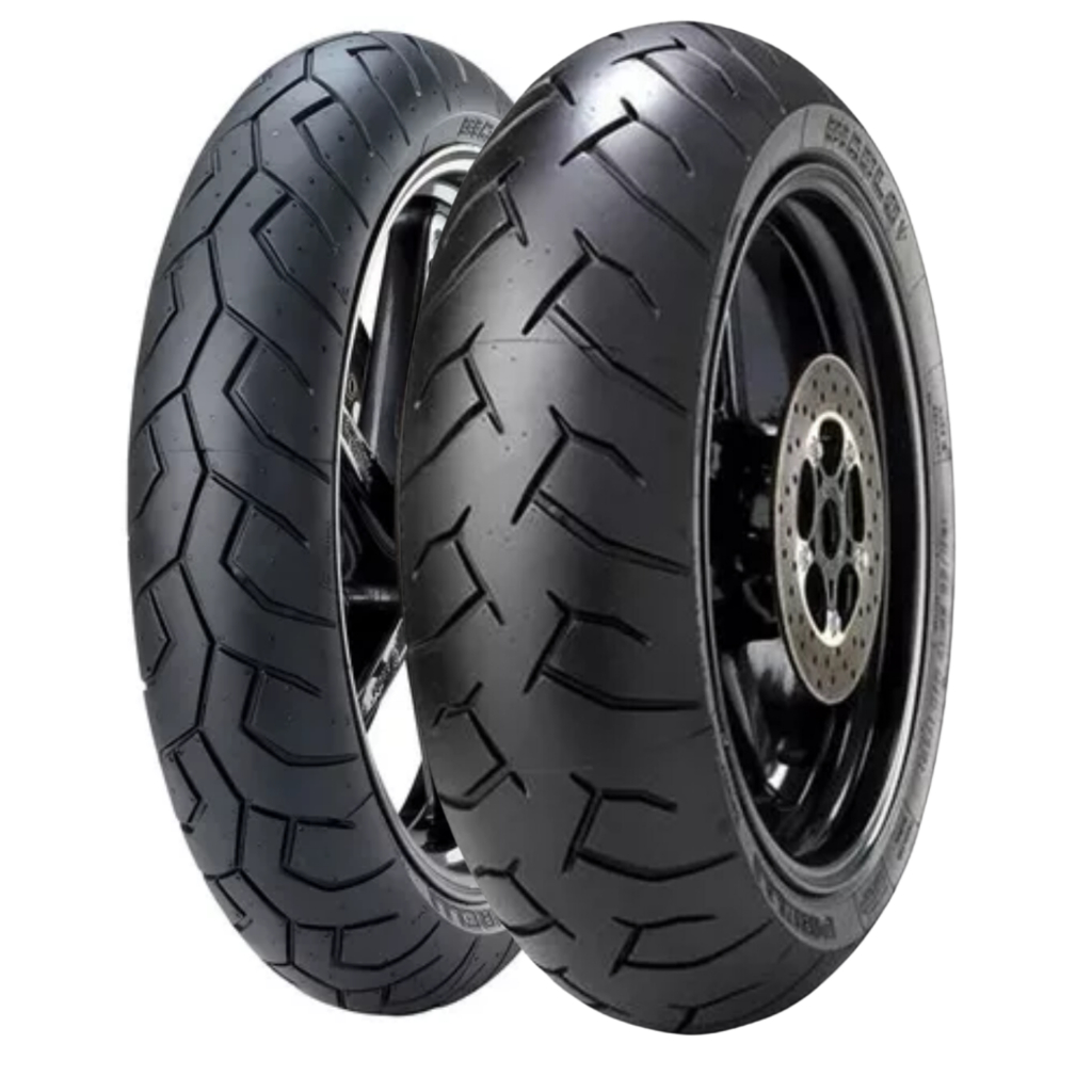 Par Pneu 120/70-17 + 180/55-17 Tl Diablo Pirelli - Spare Parts and Accessories for Vehicles