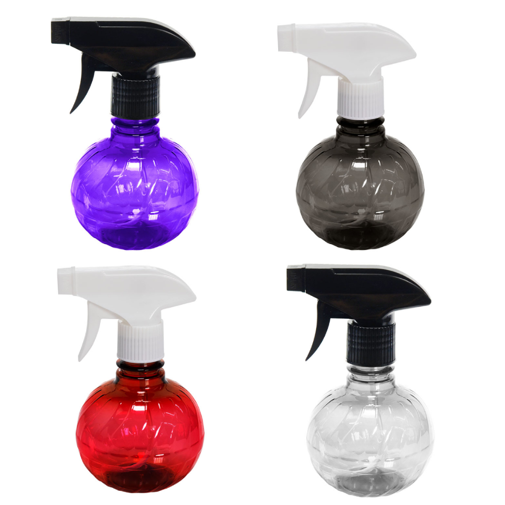 BORRIFADOR PULVERIZADOR FRASCO PET MINI DE 180ml VÁLVULA GATILHO PULVERIZA CABELO BARBA ALISAMENTO